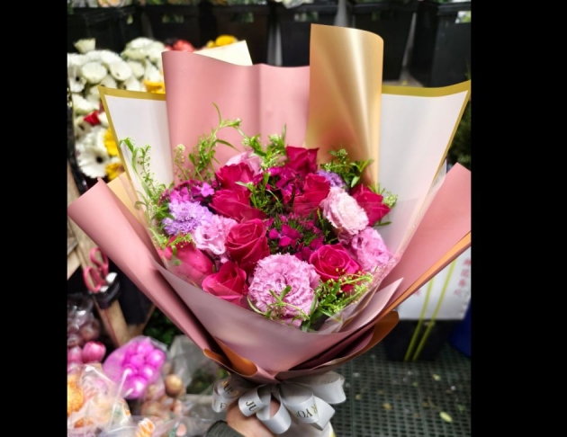 可愛質感花束