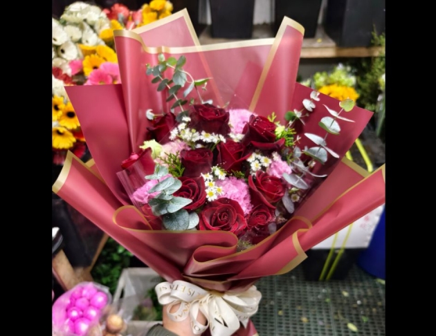 可愛質感花束